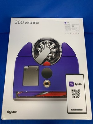 Dyson Robot Vacuum Cleaner 360 Vis Nav -Blue/Nickle With Smart Navigation-NOB