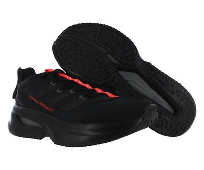 Adidas Fluidflash Unisex Shoes Size 9, Color: Black/Black/Solar Red