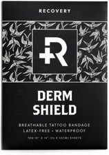 Recovery Derm Shield Tattoo Aftercare Bandages - Transparent, Waterproof