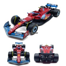 1:43 Ferrari SF-24 Model Car Diecast 2024 F1 Miami Grand Prix Carlos Sainz 55