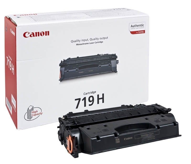 Toner Canon CRG 719H BK noir à haute densité pour des textes d'une netteté absolue