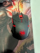 Redragon S101-BA-2 Wired Programmable Ergonomic Mouse Red Backlit Pre-Owned