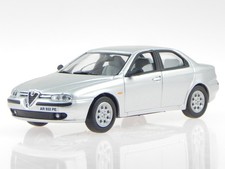 Alfa Romeo 156 silvergrey diecast modelcar 5915811 in gift box Atlas 1:43