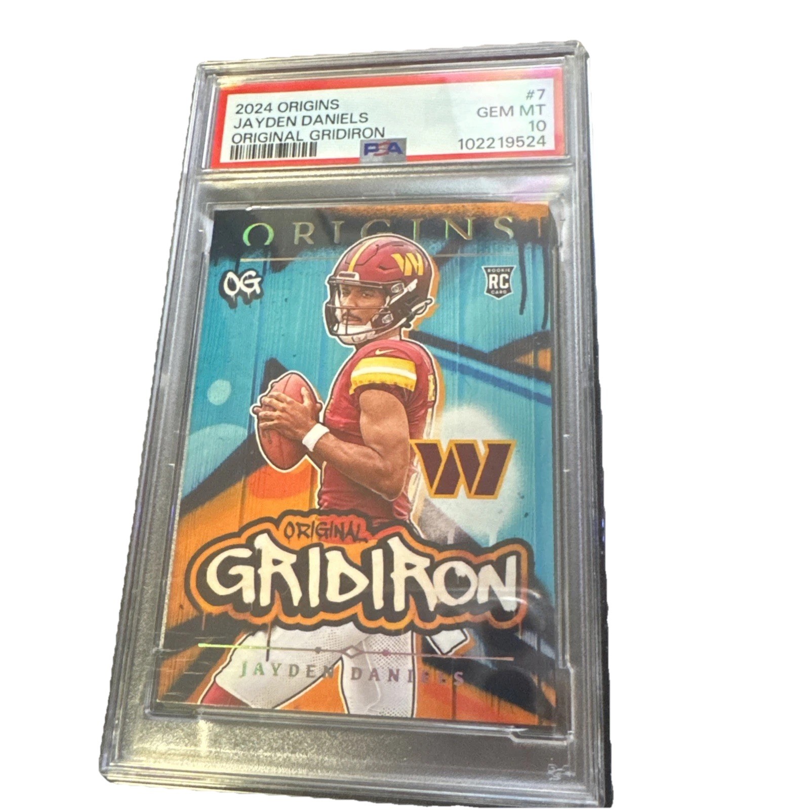 Jayden Daniels Panini Origins Original Gridiron #7 Base