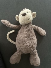 Jellycat Bashful Monkey Plush Stuffed Animal Toy Figure Brown Retired Rare 12"