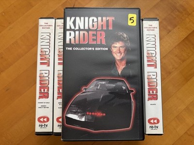 KNIGHT RIDER VHS | RE-TV Collector s Edition Lot of 8 | David Hasselhoff