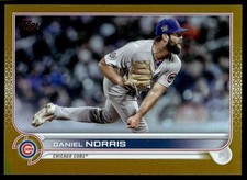 2022 Topps Update Gold Daniel Norris Chicago Cubs #US143