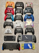 Bulk Lot Xbox One Series & Nintendo Switch Controllers FOR PARTS / REPAIR Mixed