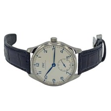 IWC Portugieser Automatic 40mm Stainless Steel Silver Dial Automatic Box #KN266 10