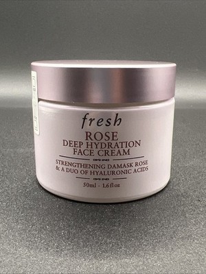 Fresh Rose Deep Hydration Face Cream 1.6 oz / 50 mL New Sealed No Box