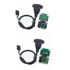 Mini PCIe to RJ45 Ethernet Card External Cable 10/100/1000Mbps Link