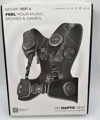 Woojer Vest 4 HD Haptic Gaming Vest for VR PS5 PC Meta Quest - BRAND NEW