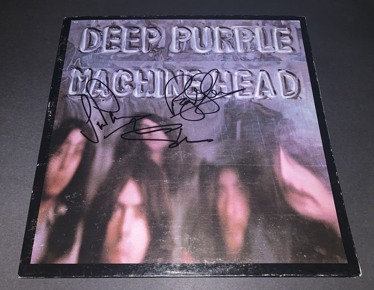 Deep Purple SIGNED Machine Head X3 LP Album Vinyl Ian Gillan