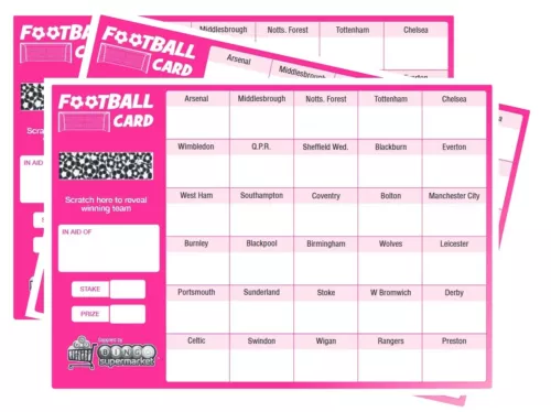 football scratch cards fundraising team cards scratch panel 20 30 40 50 80 team image 1