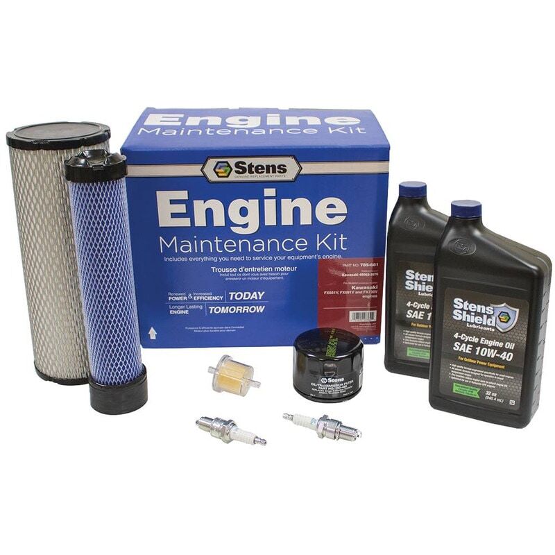Engine Maintenance Kit for Kawasaki FX651V FX691V FX730V - 10W-40