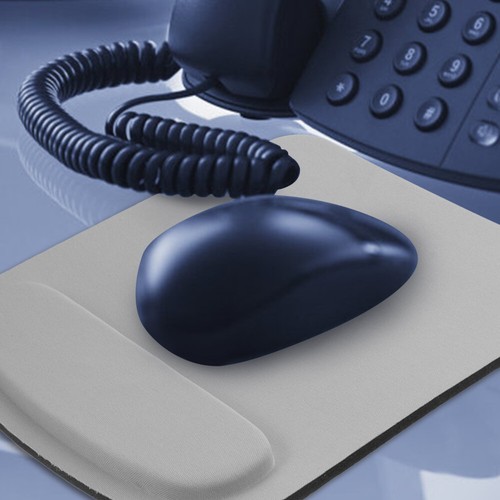 2 Pcs Mouse Pad Wrist Support Office Work Ergonomic Mousepad Rest - Afbeelding 3 van 12