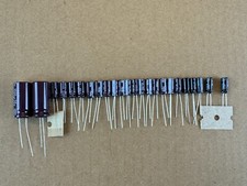 Sony PS-X65 Speed Repair Kit Capacitors Turntable Recap Set 24 parts 