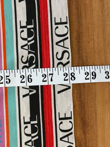 Versace Colourful Striped Shirt AOP Size L Unisex - Picture 9 of 10