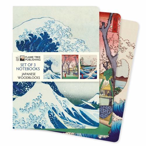 Japanese Woodblocks Set of 3 Standard Notebooks (Standard Notebook Collection) - Image 2