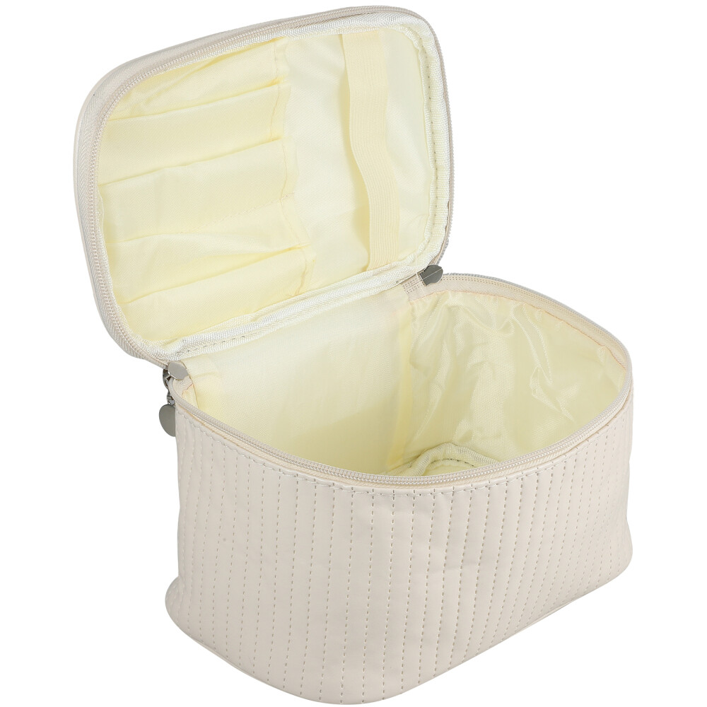 Large Capacity Travel Makeup Bag Toiletry Organizer Pouch for Vanity-image