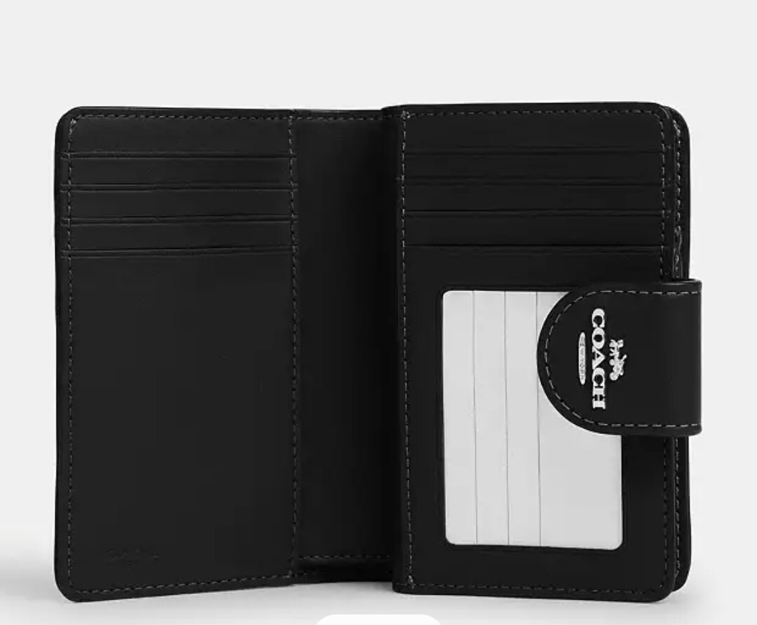 Coach Medium Corner Zip Wallet In Signature Jacquard | eBay