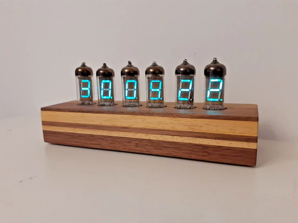 Wi-Fi Sync VFD Clock IV11 tubes Alarm Clock by Monjibox Nixie - Bild 3 von 4