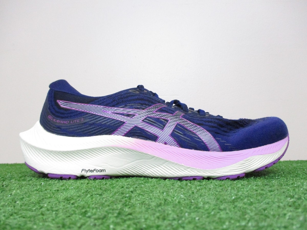 Asics Gel-Kayano Lite 3 Shoes Womens 10 Dive Blue Orchid Road