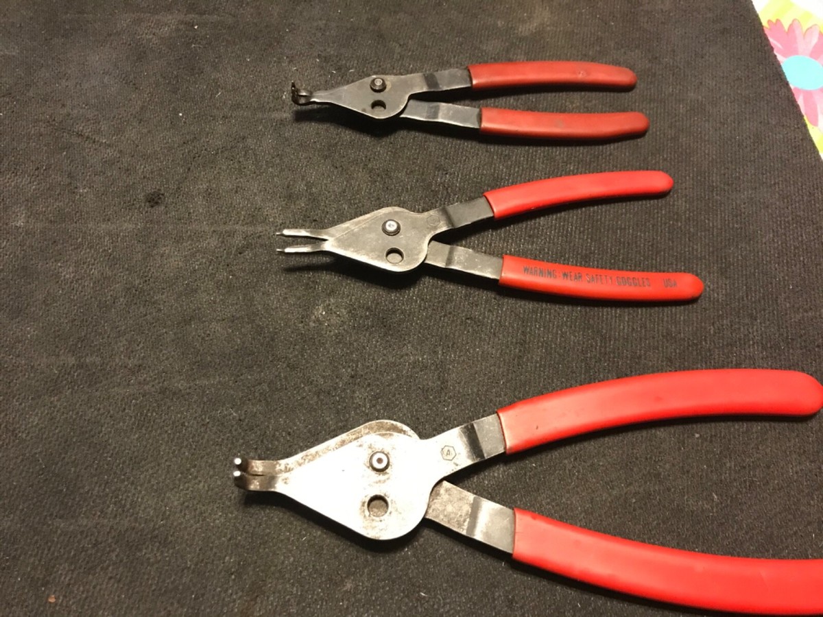 3 Pc. Blue Point by Snap On Tools Internal & External Snap 3 Pc. Blue Point by Snap On Tools Internal & External Snap