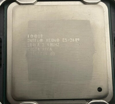 Intel Xeon E5-2609 4x 2,40 GHz LGA 2011 10MB Cache 4-Core CPU