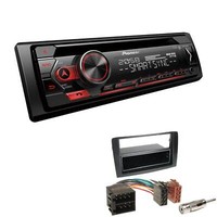 Pioneer 1-DIN Autoradio CD Bluetooth Spotify USB FüR Fiat Idea 2003-2011 Schwarz
