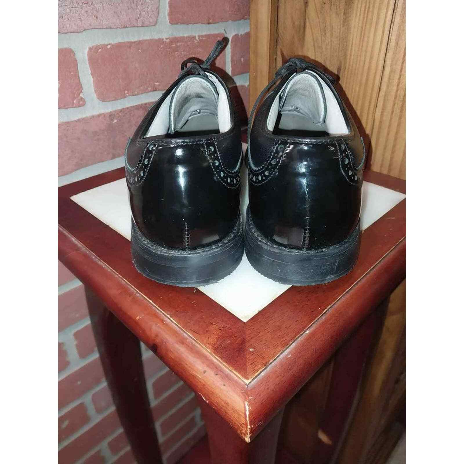 Vintage FootJoy Men's Black wingtip Golf Shoes Size 9 eBay