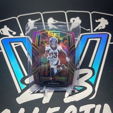 2020 Select #267 KJ Hamler Club Level Purple Die-Cut Prizm Rookie RC Broncos