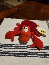 Walt Disney World Sebasti n Red Bean Bag Plush New With Tags The Little Mermaid