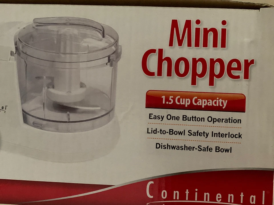 Mini Chopper 1.5cup Capacity by Continental - Image 2 of 4