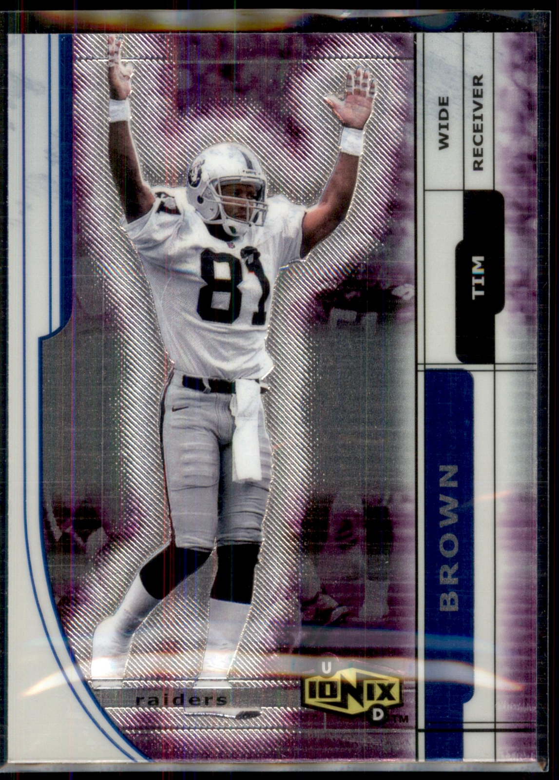 Tim Brown #41 2000 UD Ionix