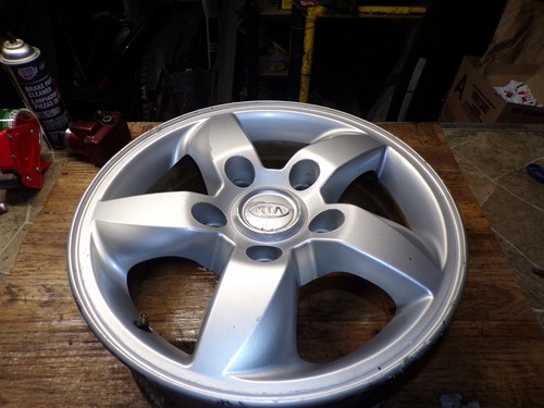 06-09 2006-2009 KIA SORENTO WHEEL RIM STOCK 16x7 5 LUG 5-1/2 ALLOY 5 SPOKE - Picture 3 of 6