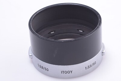   LEICA LEITZ ELMAR HOOD, SUN SHADE ITOOY, 12580 50MM 2.8 & 3.5 E39 LENSES