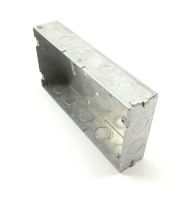 Case of 5 Orbit Umi Sb-3 Welded Switch Box, 3 Gang & 1–13/16″ Deep