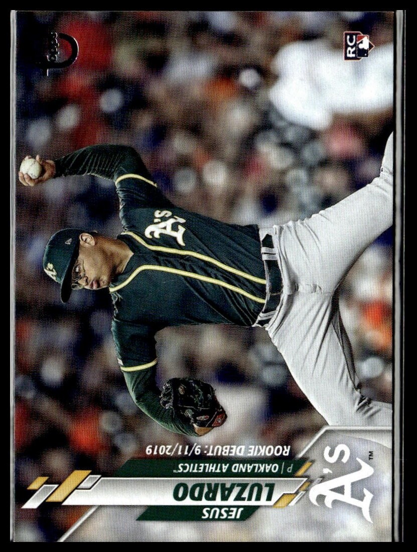 2020 Topps Update U-94 Jesus Luzardo Oakland Athletics RC Vintage Stock 76/99