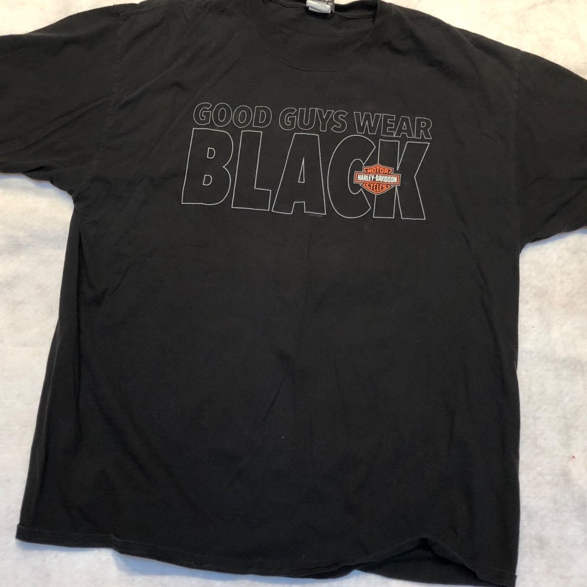 Harley Davidson by Hanes BEEFY T shirt sz 2XT “Good Guys Wear