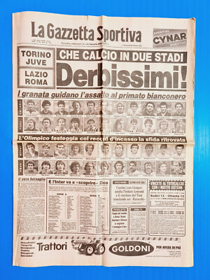 Affiches Platini Juventus - Boniek Roma 1985-1986 Campioni Du Guerin