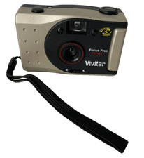 Vivitar Model Focus Free PN2011 Panoramic 35MM Point Film Camera untested as is