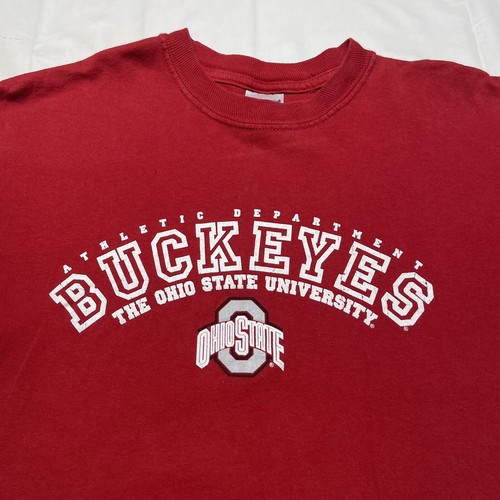 Ohio State University T-Shirt Men’s Medium Buckeyes Red College Sports Athletics - Picture 2 of 8
