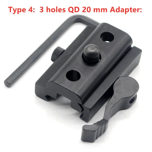 QD Zweibein Adapter Sling Swivel Stud 11/20 mm Pica Tinny Rail Mount - Bild 17 von 25