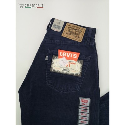 LEVI'S Jeans en Velours Levis 551 Bleu 