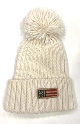 Cappello Da Notte Con Pompon - A Righe Rosse E Bianche, Taglia Unica, In Cotone Elastico - 3