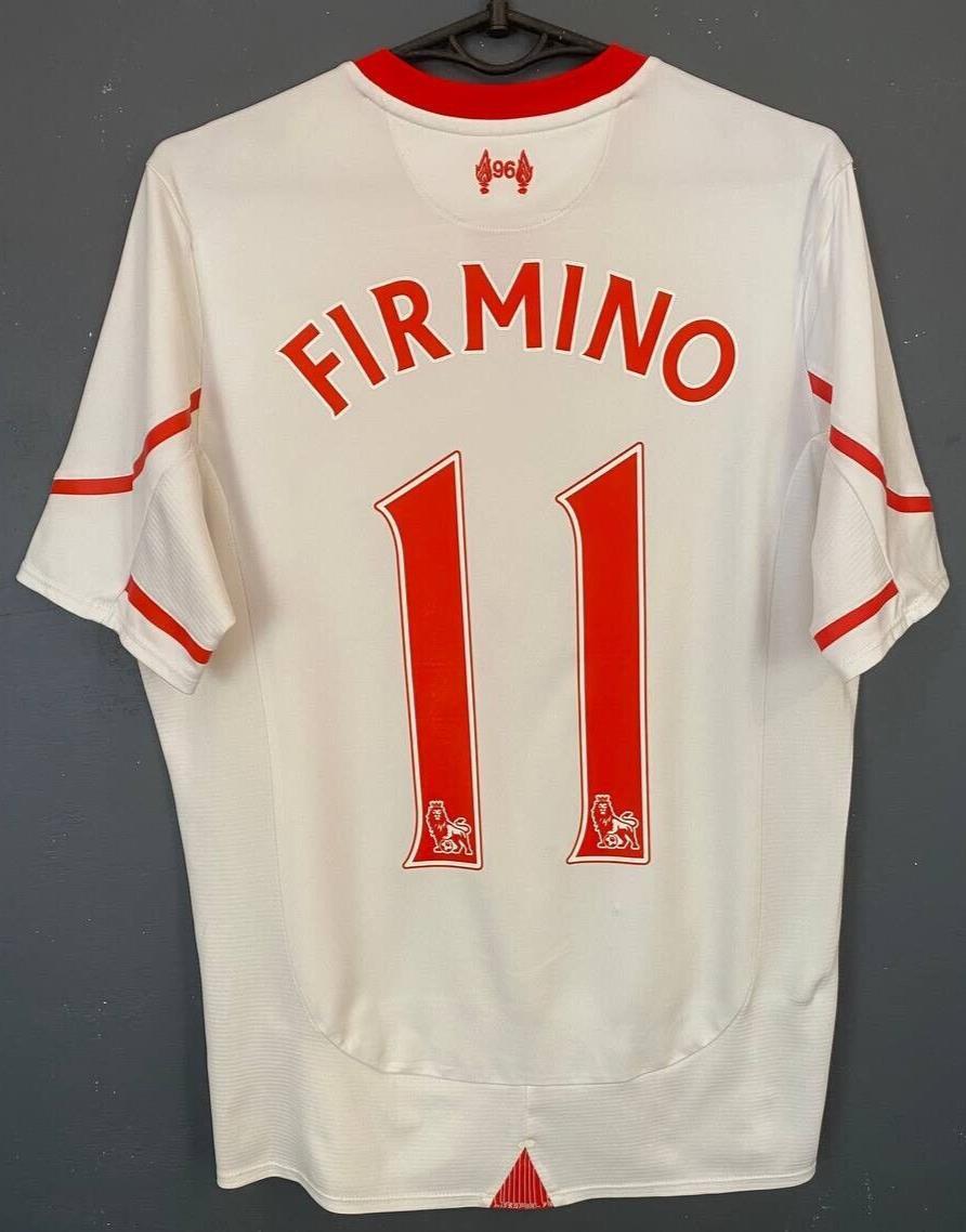 FIRMINO MEN'S FC LIVERPOOL 2015/2016 AWAY SOCCER FOOTBALL SHIRT