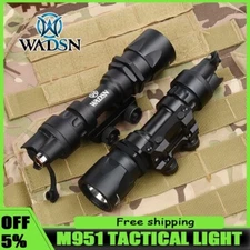 WADSN SF Airsoft  M951 Weapon Light LED Constant & Momentary Tactical Flashlight