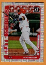 YADIER MOLINA(ST. LOUIS CARDINALS)2021 DONRUSS SILVER-ELITE SERIES BASEBALL CARD