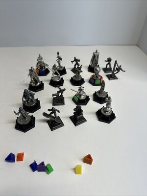 16Trivial Pursuit Star Wars DVD Saga Replacement Game Pieces Pewter Token Wedges